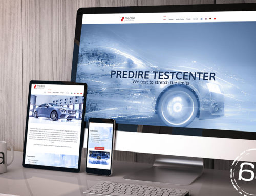 Predire Testcenter hemsida och reklamfilm